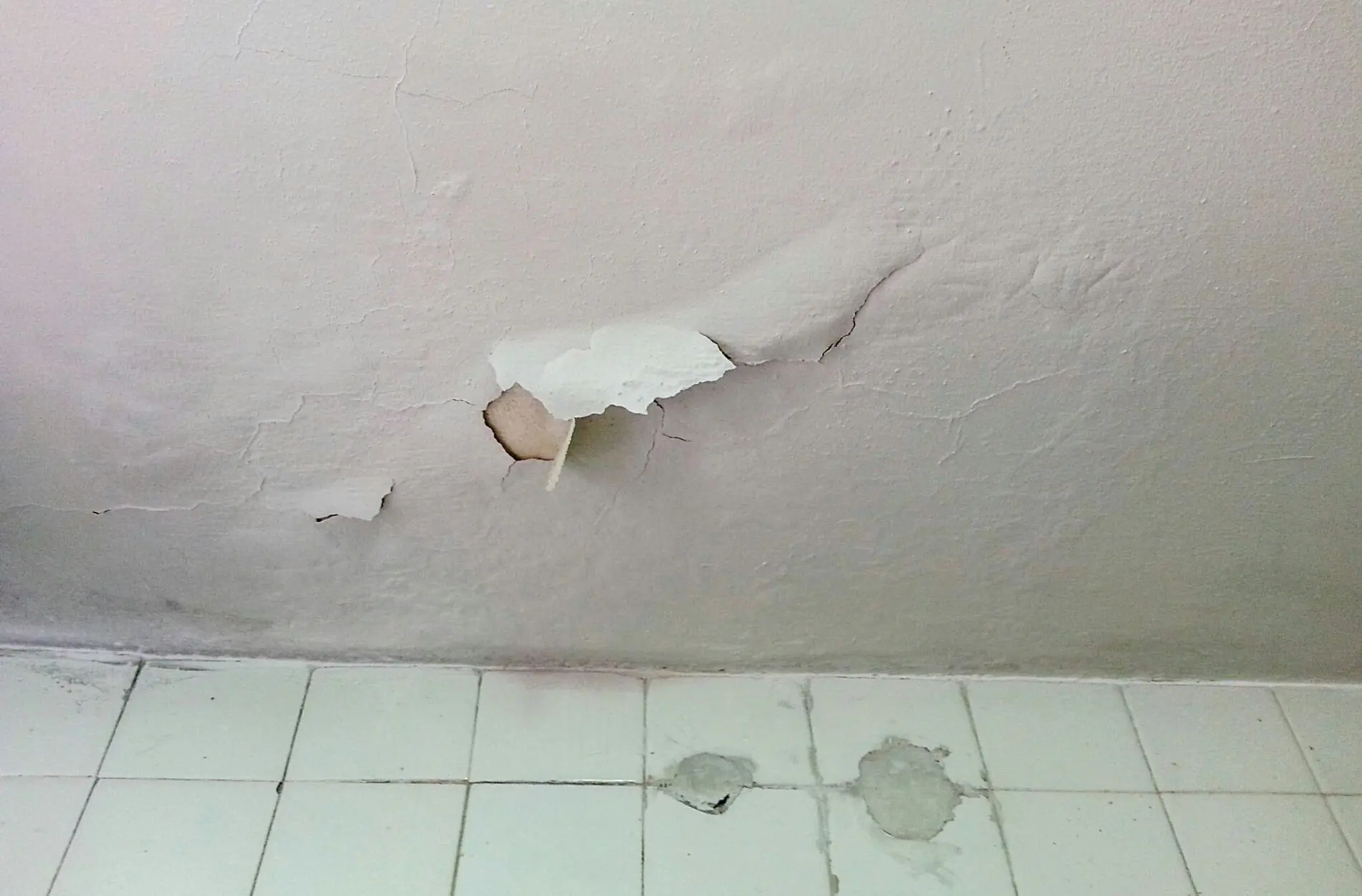 peeling paint