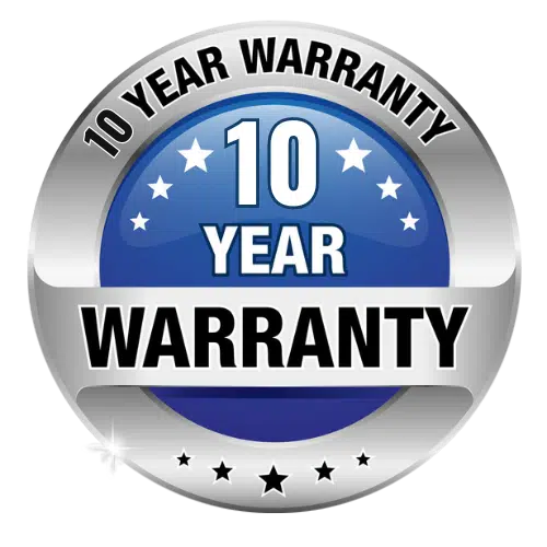 10 year warranty