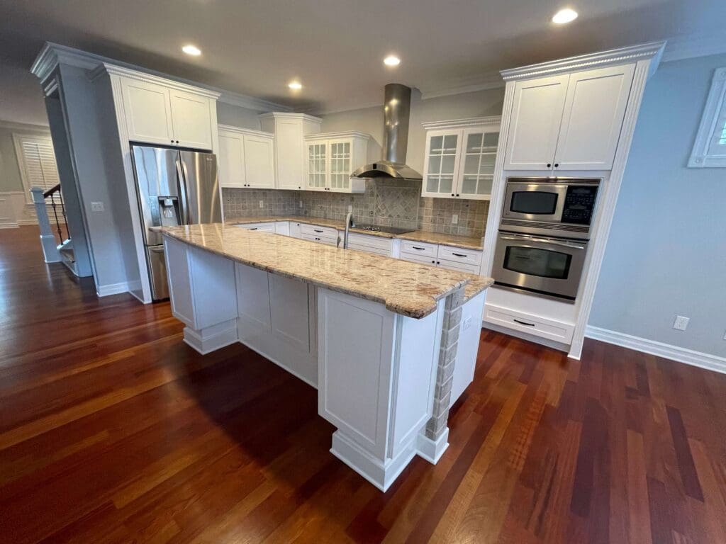 cabinet refinishing after