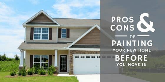 painting before you move in